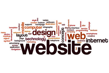 Website design words